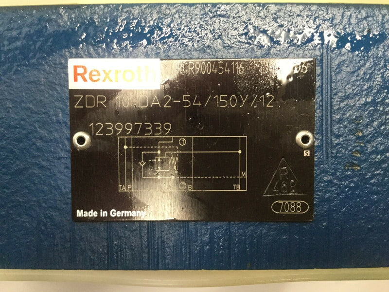 Rexroth ZDR 10 DA2-54/150y/12 Pressure Reducing Valve R900454116 - Maverick Industrial Sales