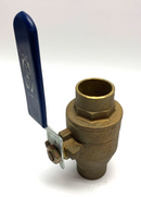 Nibco S-585-70 1-1/2" Two-Piece Bronze Ball Valve Solder End Connections - Maverick Industrial Sales