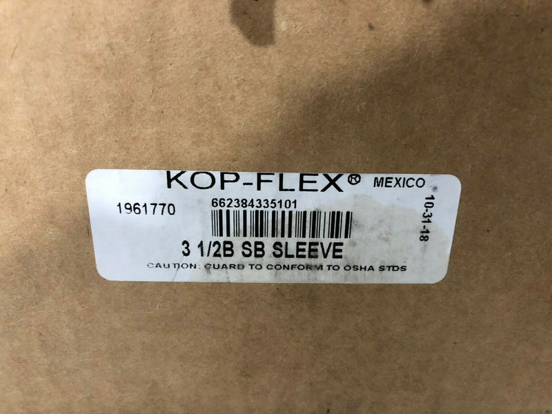 Kop-Flex 3-1/2B FHUB & 3 1/2B SB Sleeve Kit, Shaft Coupling, 3.5 Inch - Maverick Industrial Sales