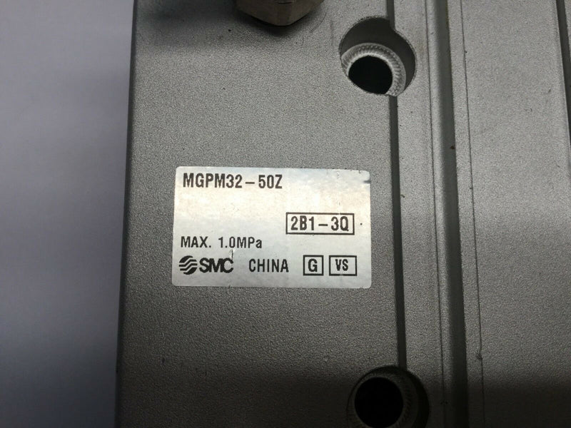 SMC MGPM32-50Z 2B1-3Q Pneumatic Cylinder MGP-Z Max. 1.0MPa - Maverick Industrial Sales