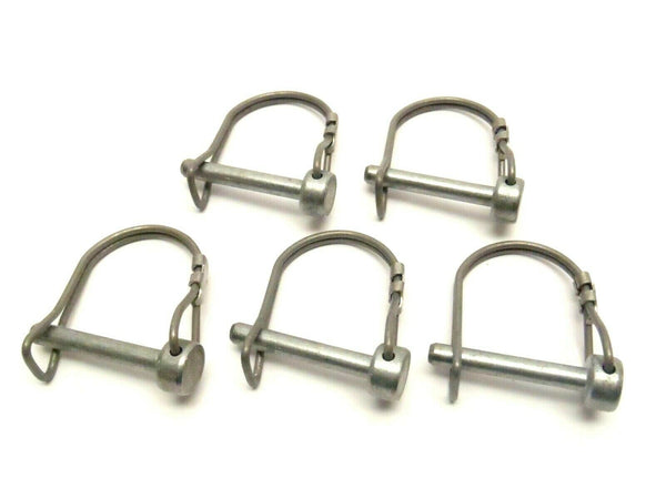 1/4" x 1-5/8" D Type Double Wire Snap Safety Pin LOT OF 5 - Maverick Industrial Sales