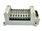 SMC VV5Q11-08N3FU0-S Base Mounted Manifold 8 Station D-sub Connector - Maverick Industrial Sales