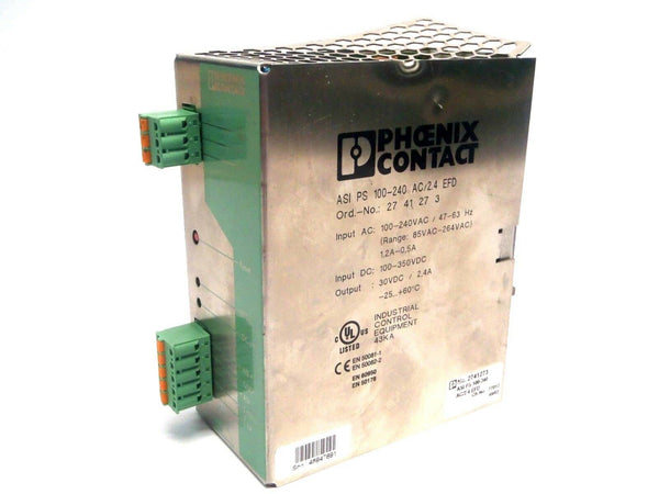 Phoenix Contact ASI PS CM 100-240 AC/2.4 EFD Power Supply 2741273 - Maverick Industrial Sales