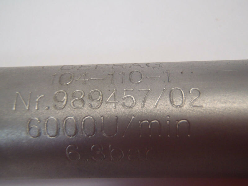 Deprag 104-110-1 Pneumatic Drill  989457/02 6000U/min 6.3bar - Maverick Industrial Sales
