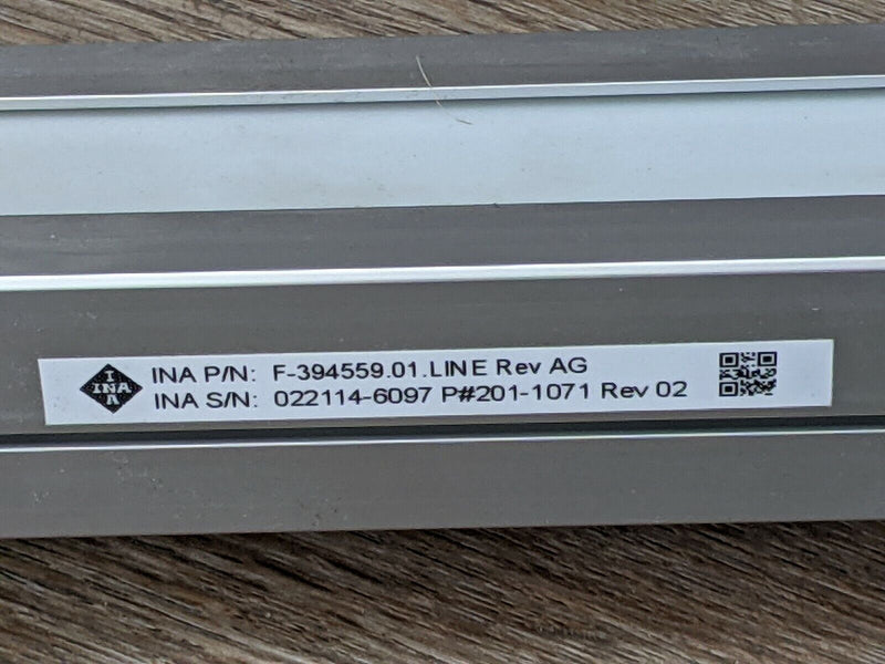 INA F-394559.01.LINE Rev AG Linear Axis Robot Lower Actuator 201-1071 Rev 02 - Maverick Industrial Sales