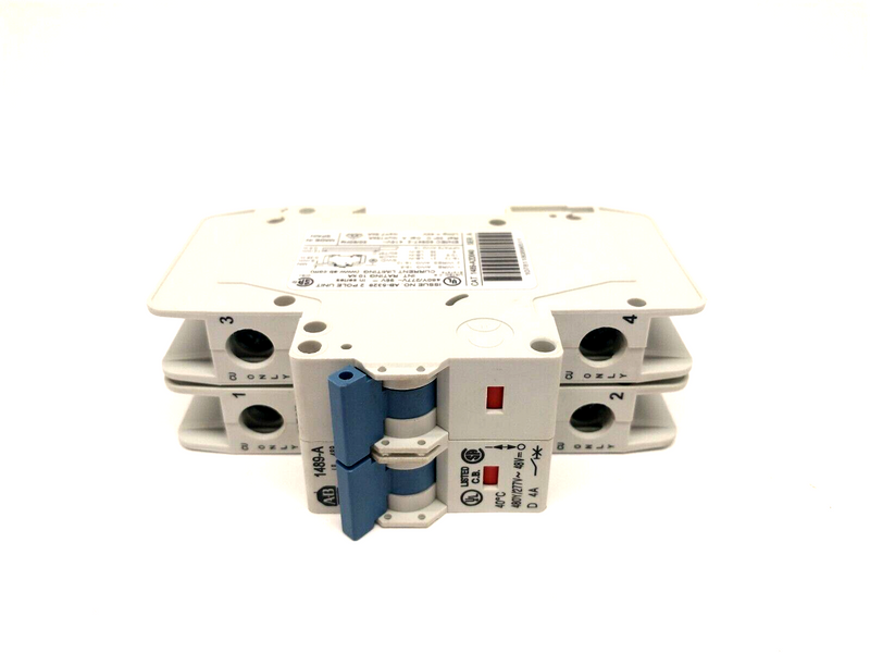 Allen Bradley 1489-A2D040 Ser. A Miniature Circuit Breaker 2P 480Y/277V 4A - Maverick Industrial Sales