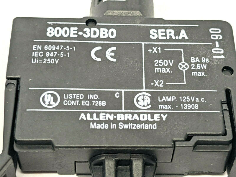 Allen Bradley 800E-3DB0 Ser A Lamp Module - Maverick Industrial Sales