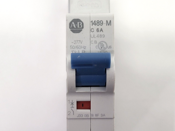 Allen Bradley 1489-M1C060 Ser. D Circuit Breaker 6A 277V 50/60Hz - Maverick Industrial Sales