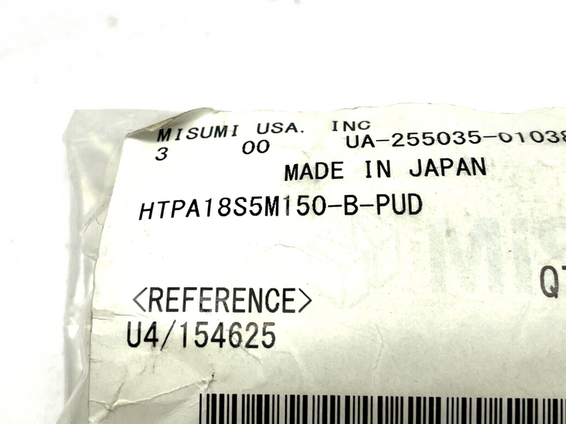 MiSUMi HTPA18S5M150-B-PUD Standard Timing Pulley PKG OF 2 - Maverick Industrial Sales