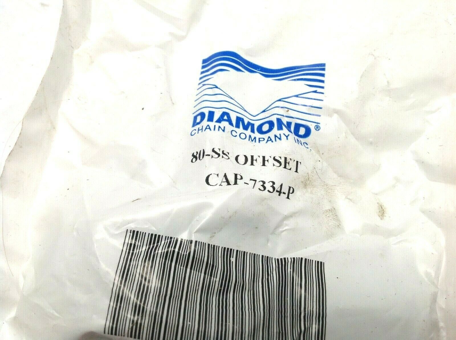 Diamond Chain Company 80-SS Offset CAP-7334-P 716647514786 - Maverick Industrial Sales