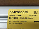 Bosch Rexroth 3842998805 Stop Gate Rail 650mm VE 5/D-1000 - Maverick Industrial Sales