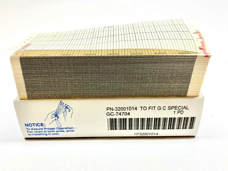 Graphic Controls 74707 Strip Chart Paper 0-3000 PSIG 32001014 - Maverick Industrial Sales