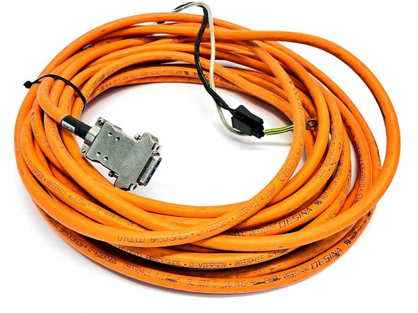 Kollmorgen 3-Pin Cable With Ground 37'6" Long - Maverick Industrial Sales