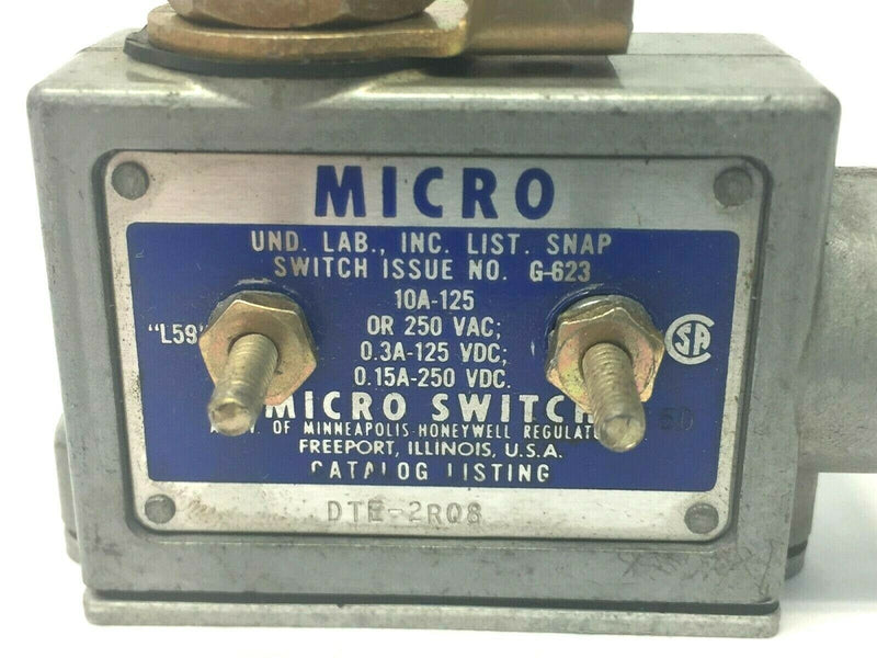 Honeywell MicroSwitch DTE-2RQ8 Snap Switch - Maverick Industrial Sales