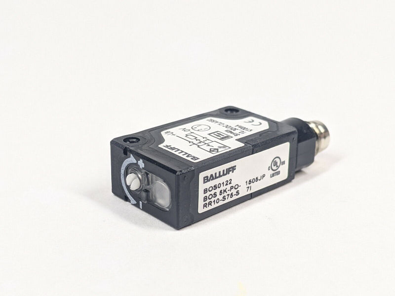 Balluff BOS0122 Retroreflective Sensor BOS 5K-PO-RR10-S75-S - Maverick Industrial Sales