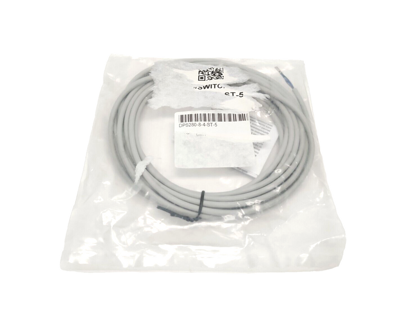 Numatics DPS280-8-4-ST-5 Pressure Switch Connection Cable M8 4-Pin 5m - Maverick Industrial Sales