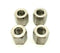 Parker 4 BTX-SS Flared Tube Nut 37 Degree 316 SS 1/4" Tube 7/16"-20 LOT OF 4 - Maverick Industrial Sales