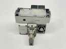 SMC VP544-5DZ1-03N-M-X555 Pneumatic Solenoid Valve Manifold w/ 2X Omron D4N-9B31 - Maverick Industrial Sales