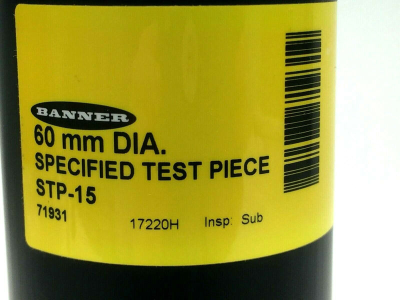 Banner Engineering STP-14 30 mm  & STP-15 60 mm Specified Test Pieces - Maverick Industrial Sales