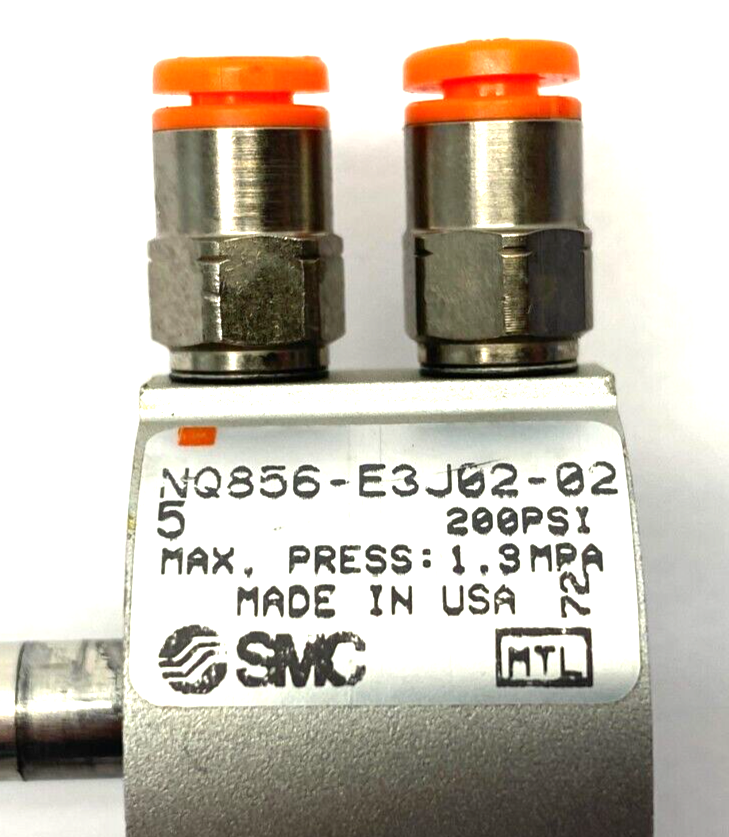 SMC NQ856-E3J02-025 Pneumatic Cylinder 200psi - Maverick Industrial Sales