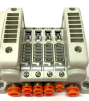 SMC VV5QC11-04N7FD0-S Base Mounted Manifold Direct Plug-In D-Sub Connector - Maverick Industrial Sales