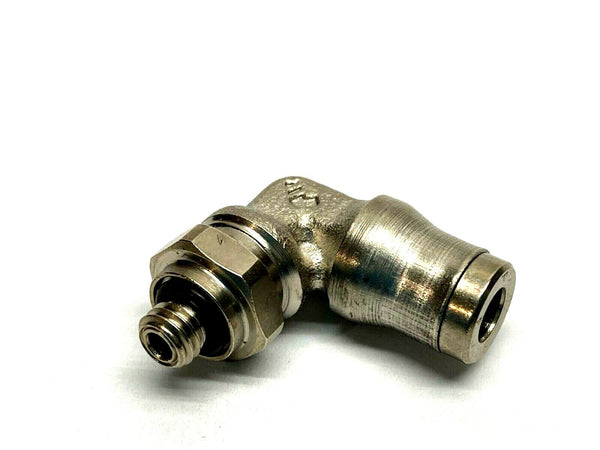 Legris Brass Pipe Fitting, 90° Compression Elbow, Male R 3/8in to Female  12mm