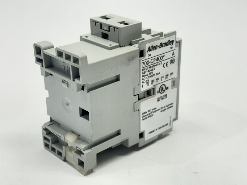 Allen Bradley 700-CF400D Ser A Industrial Relay 110/120V Coil - Maverick Industrial Sales