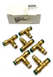 Parker XW172PL-4-2 Brass Male Swivel Branch Tee BOX OF 6 - Maverick Industrial Sales