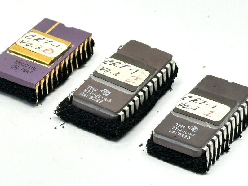 Eberline EPROMS-Program Chips CRT-1 Vo. 3 0/1/2 - Maverick Industrial Sales