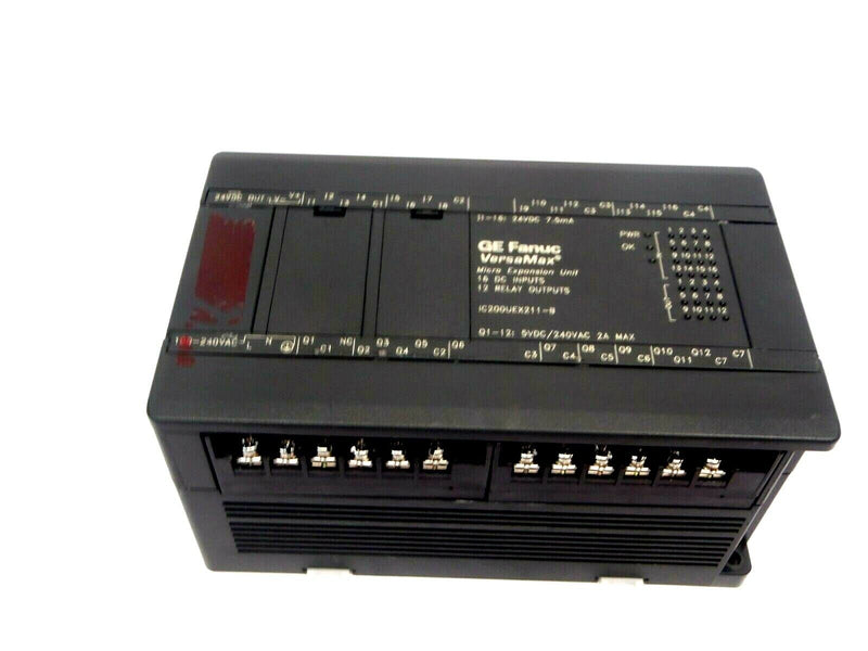 GE General Electric IC200UEX211-B Fanuc VersaMax Micro Expansion Unit 5VDC 2A - Maverick Industrial Sales