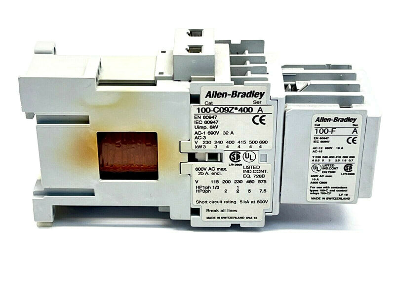 Allen Bradley 100-C09ZF400 Contactor 10A 690V - Maverick Industrial Sales
