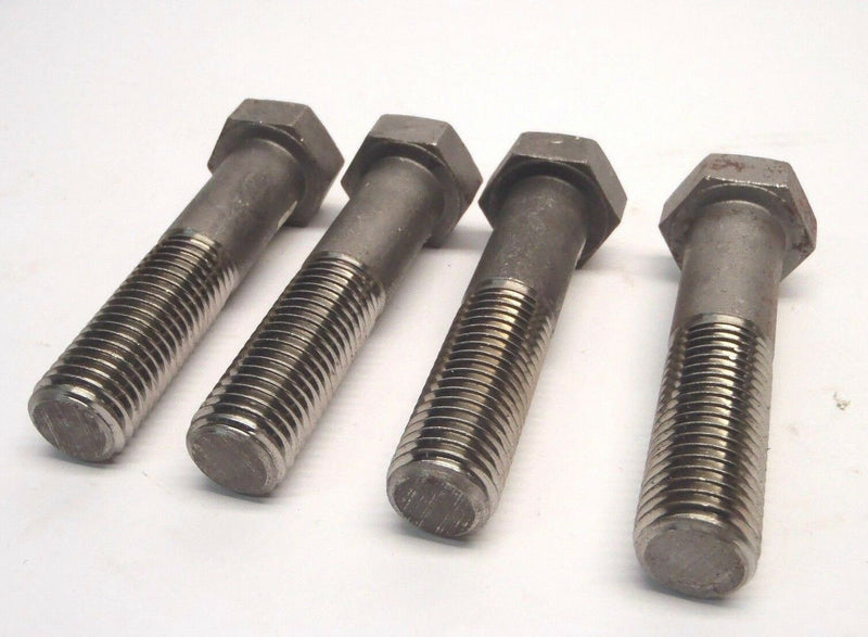 Lot of (4) 4" X 7/8" Heavy Hex Head Bolt ASME SA19 UNC Threads B7 - Maverick Industrial Sales