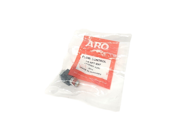 ARO Ingersoll-Rand 119307-125 Air Flow Control Valve, Right Angle, 1/8" NPT MxF - Maverick Industrial Sales