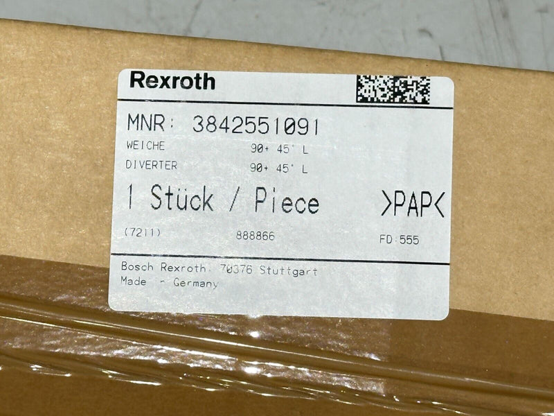 Bosch Rexroth 3842551091 Left Diverter 45 Degree VFplus 90+ - Maverick Industrial Sales