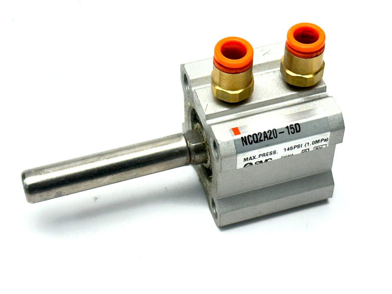 SMC NCQ2A20-15D Compact Pneumatic Cylinder 20mm Bore 15mm Stroke - Maverick Industrial Sales