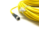 Lumberg RKMV 3-593/15 M Sensor Cable M8 Female 3-Pin 15m Length 11889 - Maverick Industrial Sales