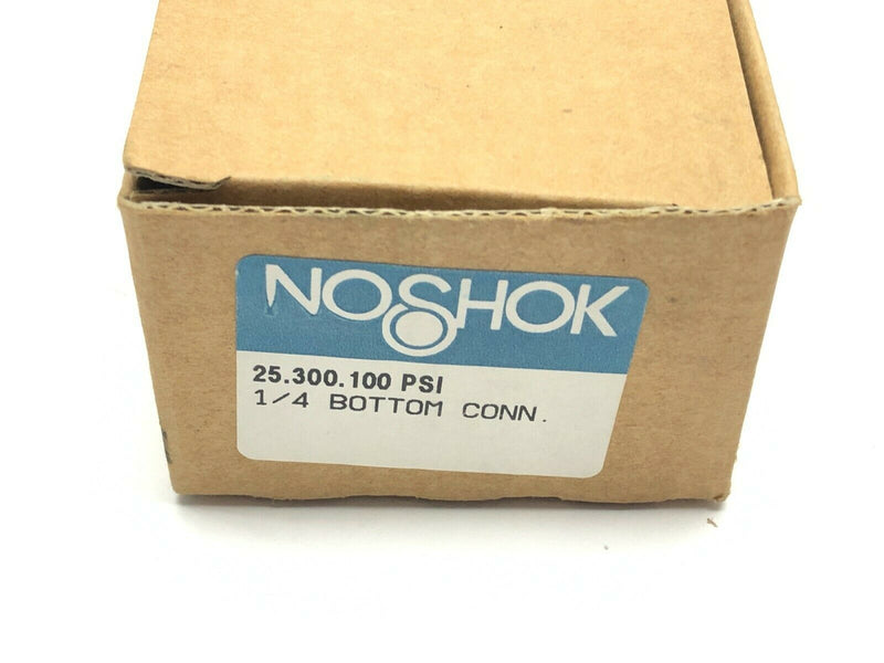 Noshok 25.300.100 PSI Pressure Gauge 1/4" NPT Connector - Maverick Industrial Sales