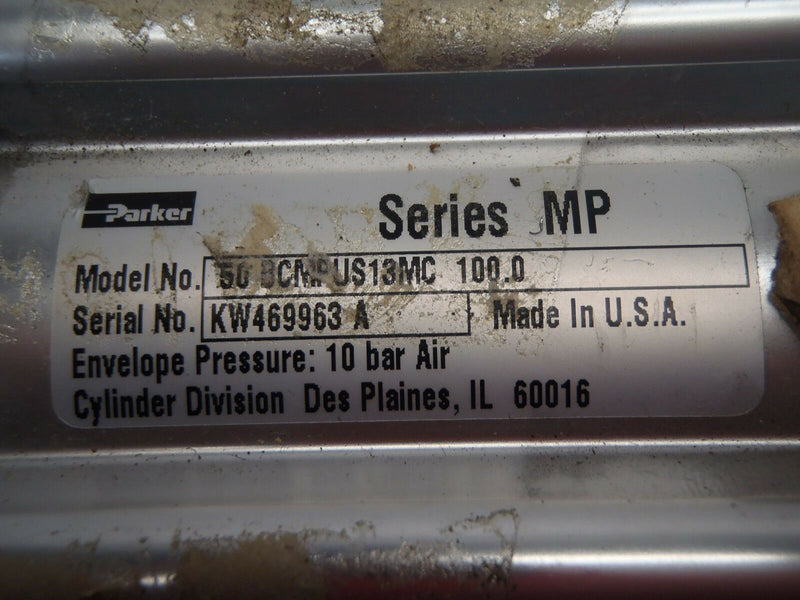 Parker 50 BCMPUS13MC 100.0 Pneumatic Cylinder Series MP 10 Bar Air - Maverick Industrial Sales