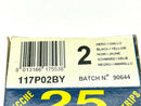 Grafoplast 117P02BY Wiremarker Strips PKG OF 25 - Maverick Industrial Sales