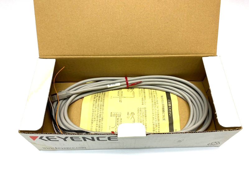 Keyence SJ-C5U Static Eliminator Sheath Sensing Ionizer I/O Power Cable 10-pin - Maverick Industrial Sales