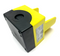 Siemens 3SU1801-0AAA00-0AC2 Yellow Push Button Enclosure w/ Protective Collar - Maverick Industrial Sales