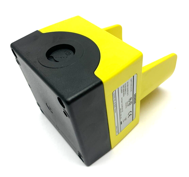 Siemens 3SU1801-0AAA00-0AC2 Yellow Push Button Enclosure w/ Protective Collar - Maverick Industrial Sales