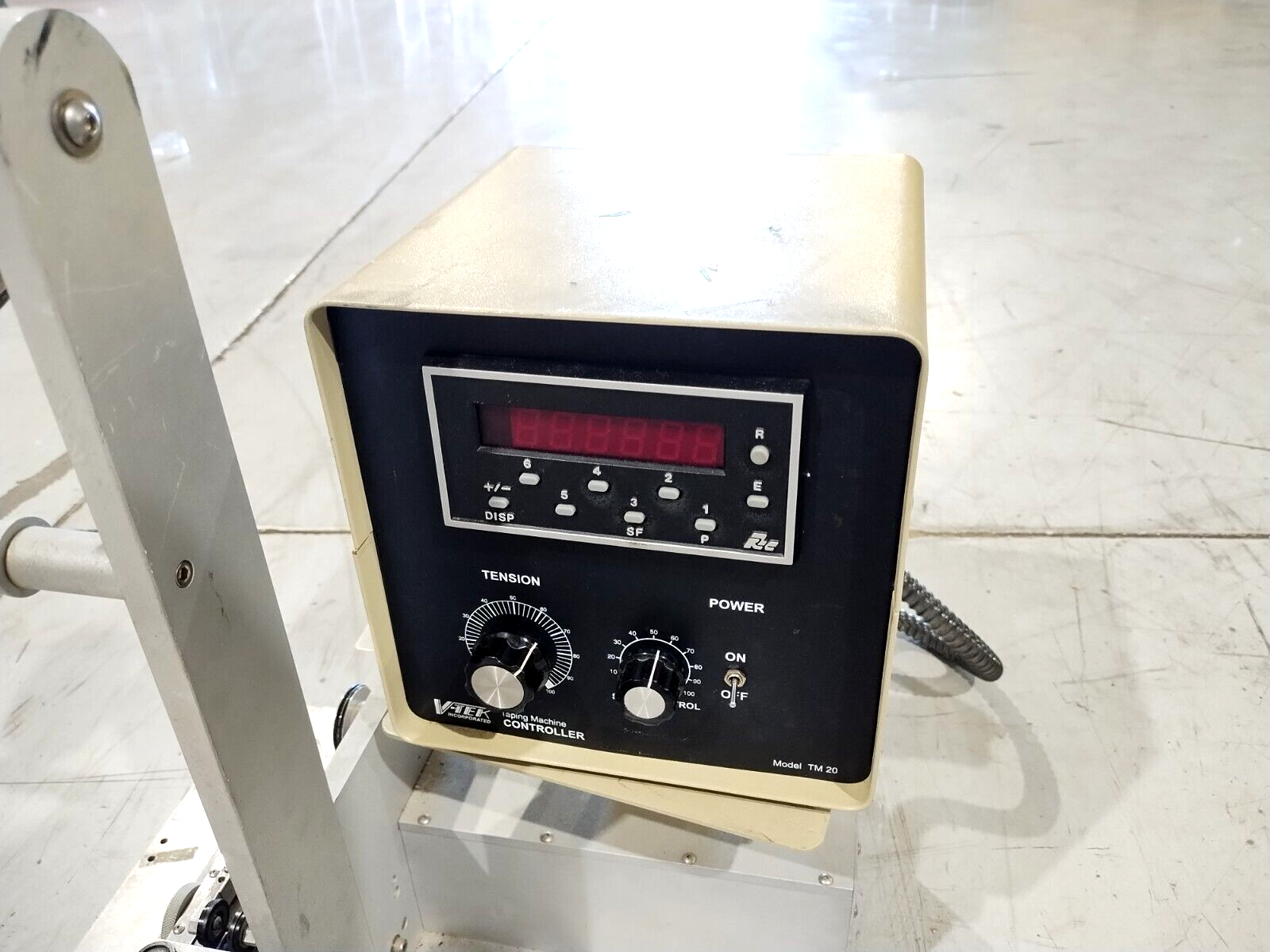 V-TEK TM20 Electronic Taping Machine & Controller 120V 0.3A 1PH - Maverick Industrial Sales