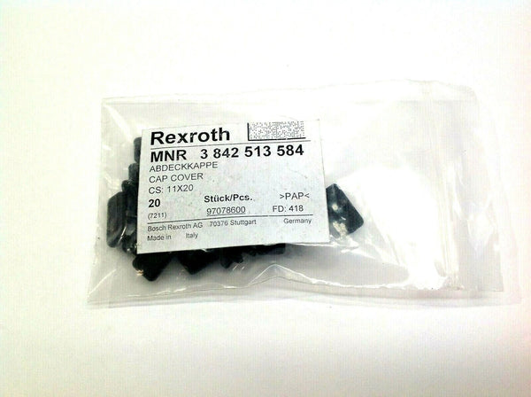 Bosch Rexroth 3 842 513 584 Cap Covers LOT OF 20 - Maverick Industrial Sales