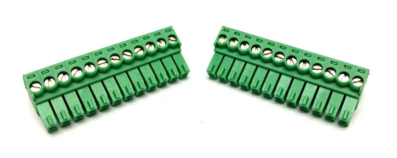 Phoenix Contact 1840463 Male Screw Slot PCB Connector MC 1,5/12-ST-3,5 LOT OF 2 - Maverick Industrial Sales