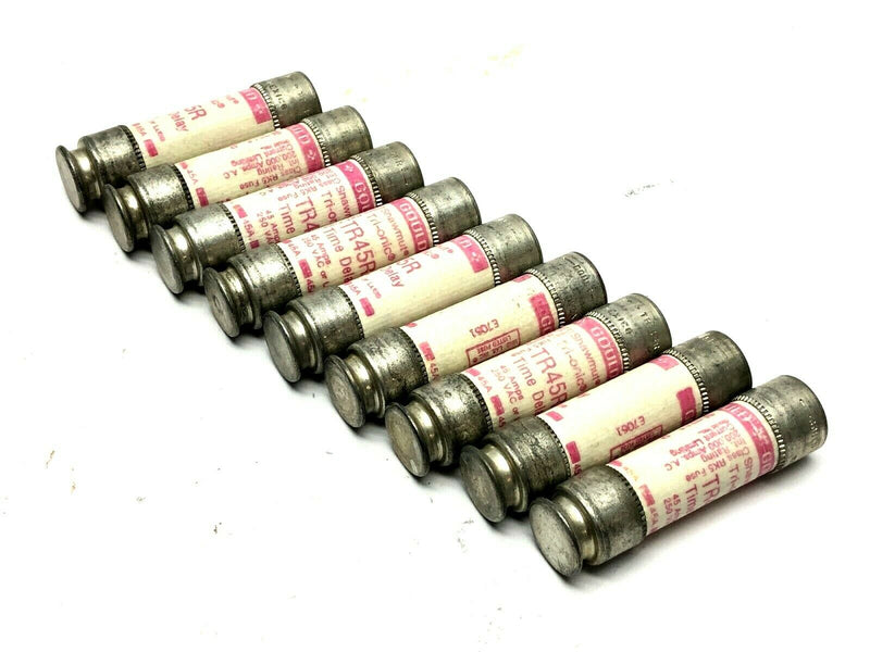 Gould Shawmut Tri-Tronic TR45R Time Delay Fuse LOT OF 9 - Maverick Industrial Sales