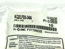 SMC KQ2LF03-34A Female Elbow Fitting 5/32" One Touch 1/8" NPT PKG OF 10 - Maverick Industrial Sales