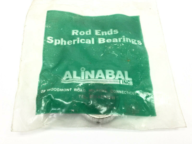 Alinabal VFL-5 Female Rod End 5/16"-24 Thread x 5/16 Bore - Maverick Industrial Sales
