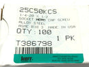 Kerr 25C50KCS Socket Head Cap Screw 1/4"-20 x 1/2" PKG OF 100 - Maverick Industrial Sales