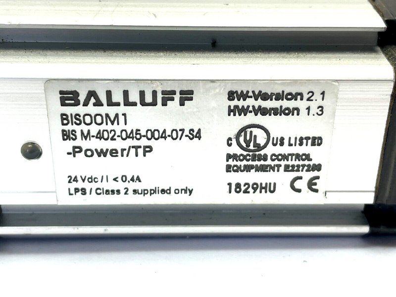 Balluff BIS M-402-045-004-07-S4 HF RFID Head w/ Processor Unit BIS00M1 - Maverick Industrial Sales